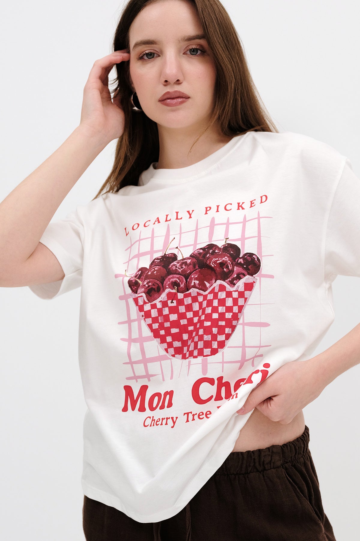 Ecru_Cherry-Printed-T-Shirt-addax