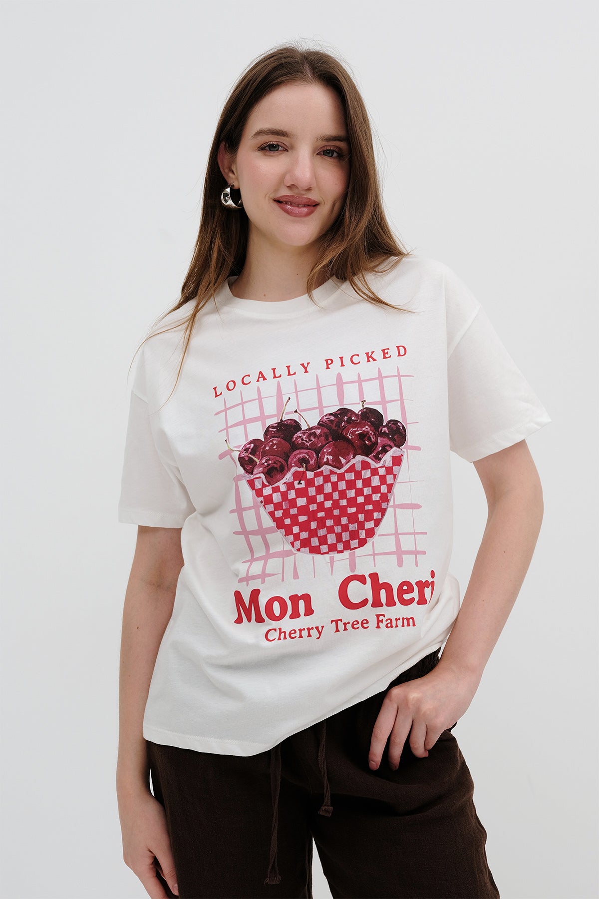 Ecru_Cherry-Printed-T-Shirt-addax