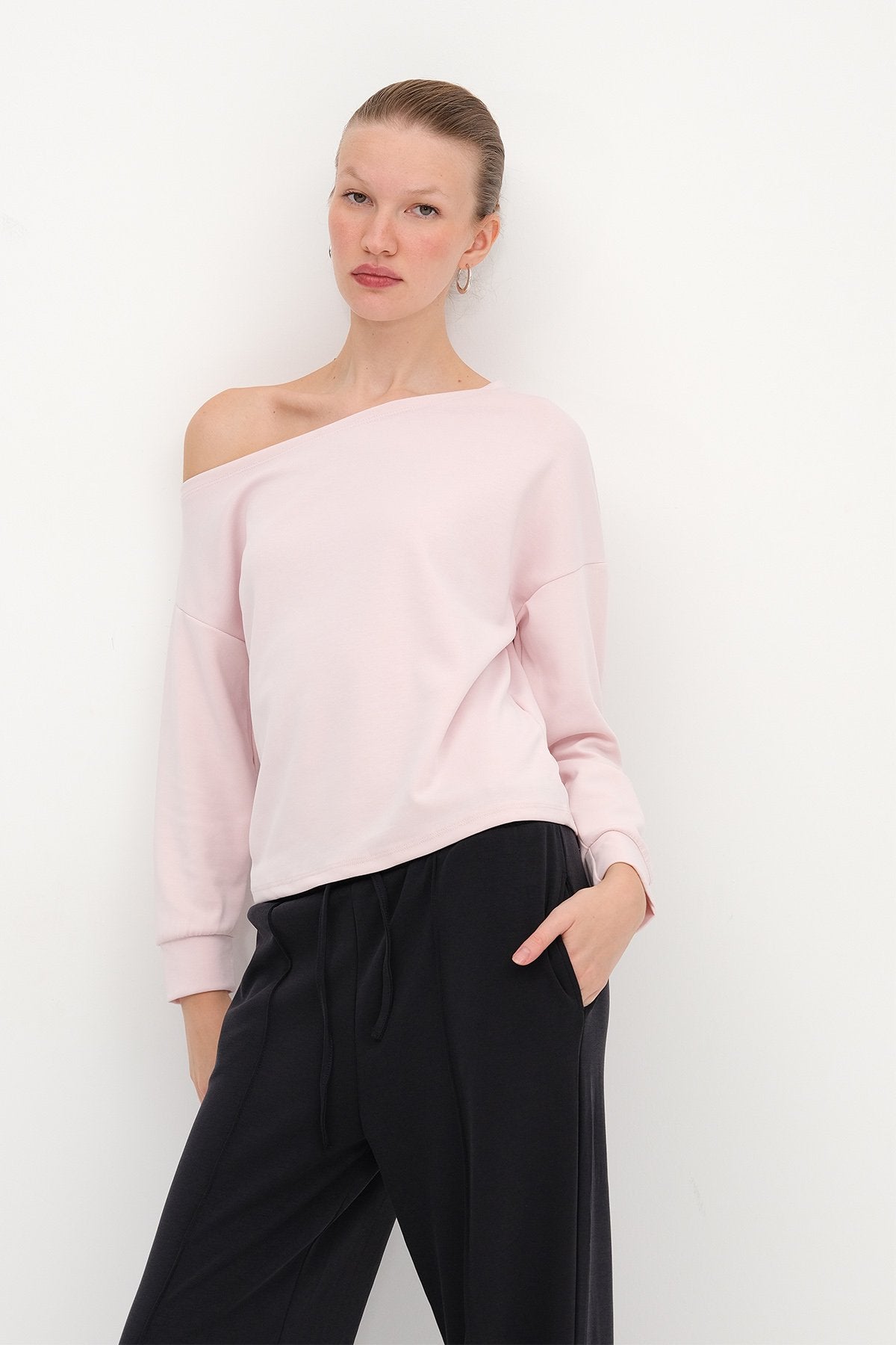 Light-Pink_Boat-Neck-Modal-Sweatshirt-addax