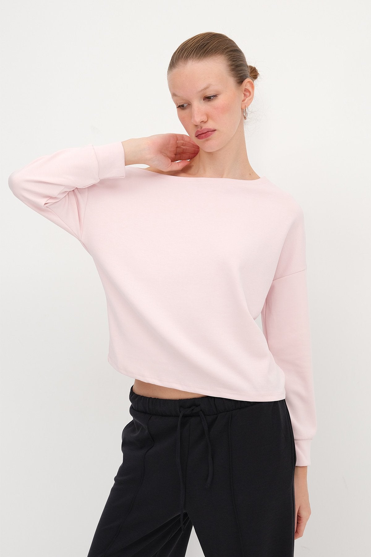 Light-Pink_Boat-Neck-Modal-Sweatshirt-addax
