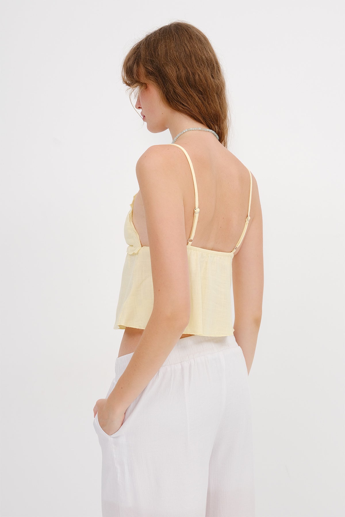 Light-Yellow_Linen-Blend-Strap-Blouse-addax