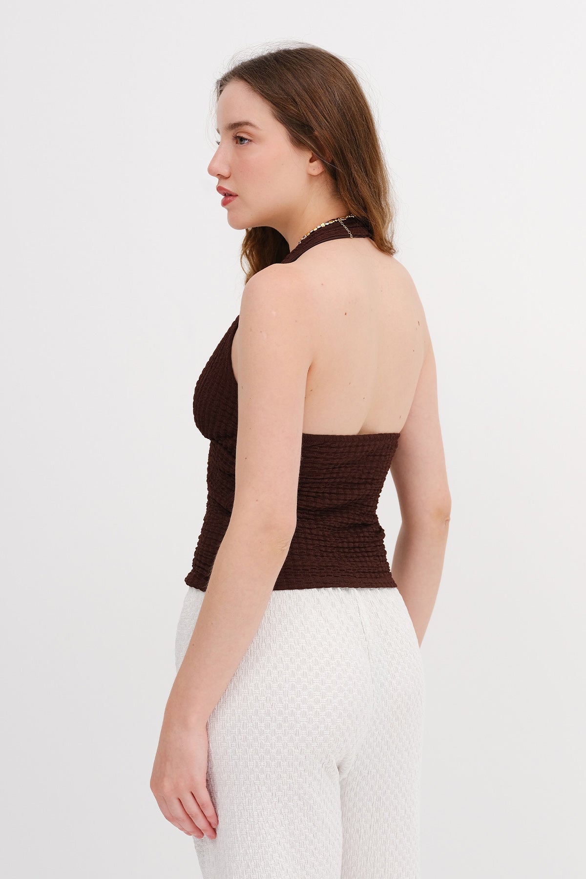 Bitter-Coffee_Textured-Backless-Blouse-addax