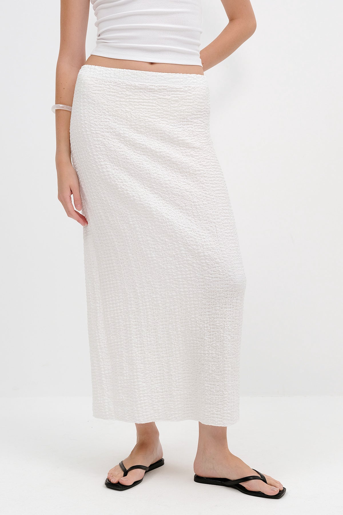 White_Textured-Midi-Skirt-addax