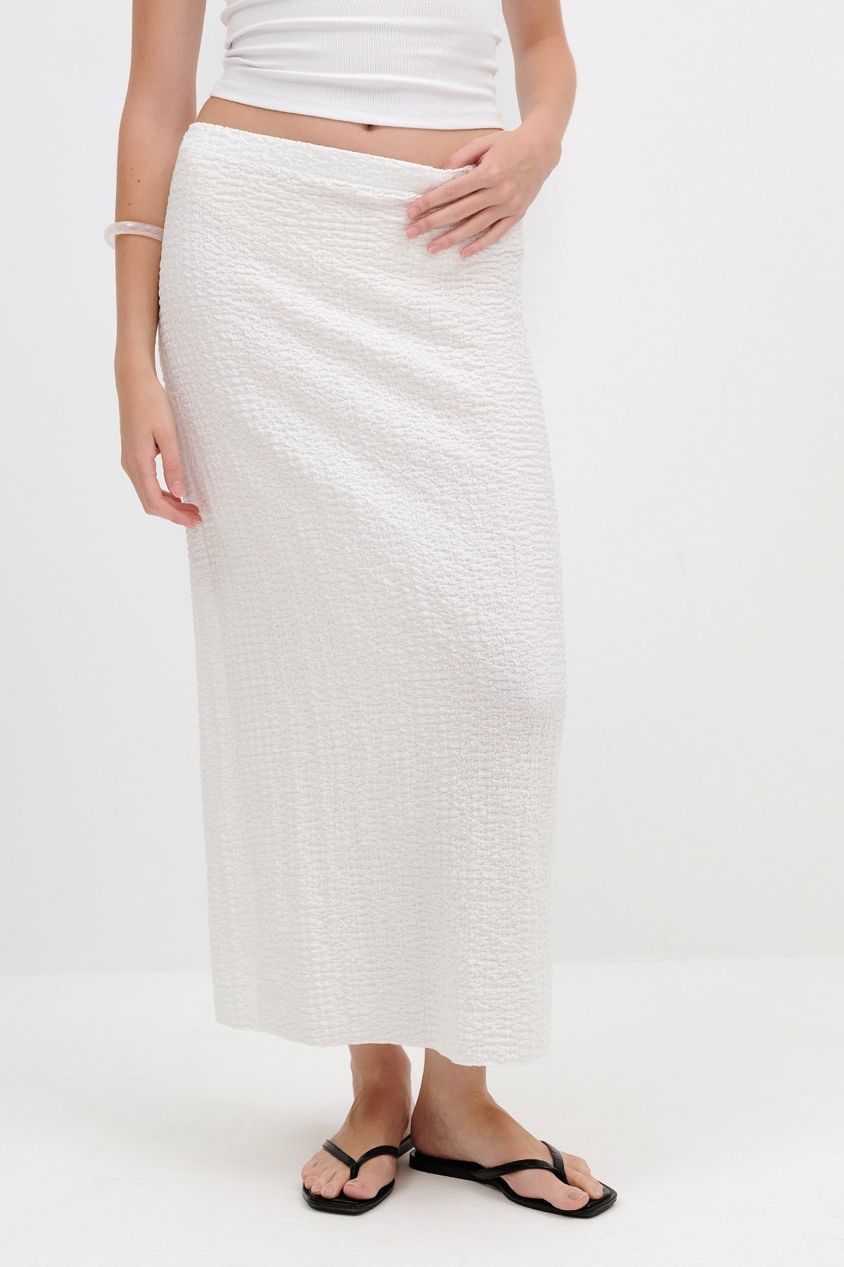 White_Textured-Midi-Skirt-addax