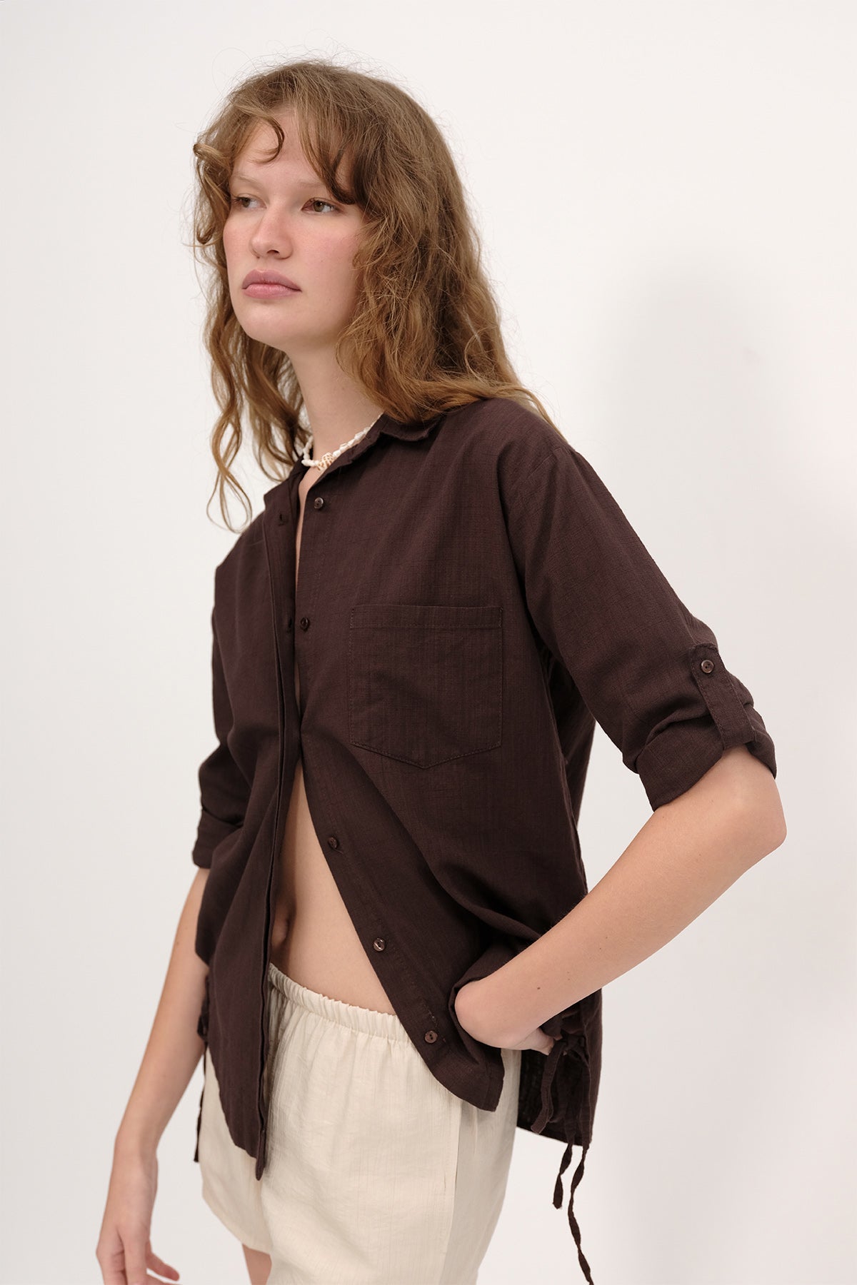 Brown_Tie-Detail-Shirt-addax