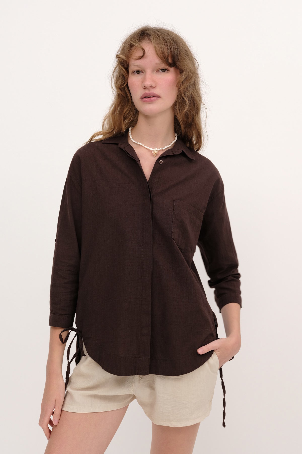 Brown_Tie-Detail-Shirt-addax