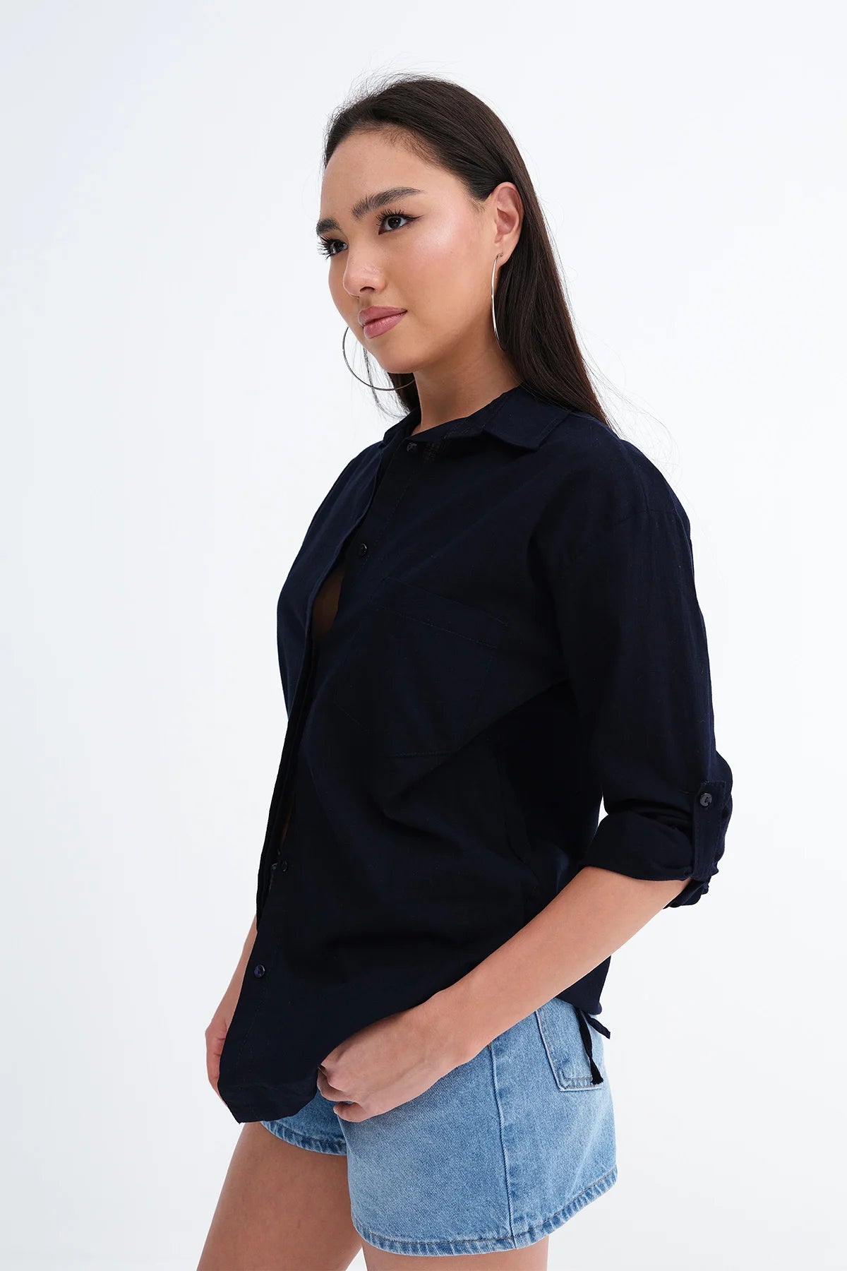 Night-Blue_Tie-Detail-Shirt-addax