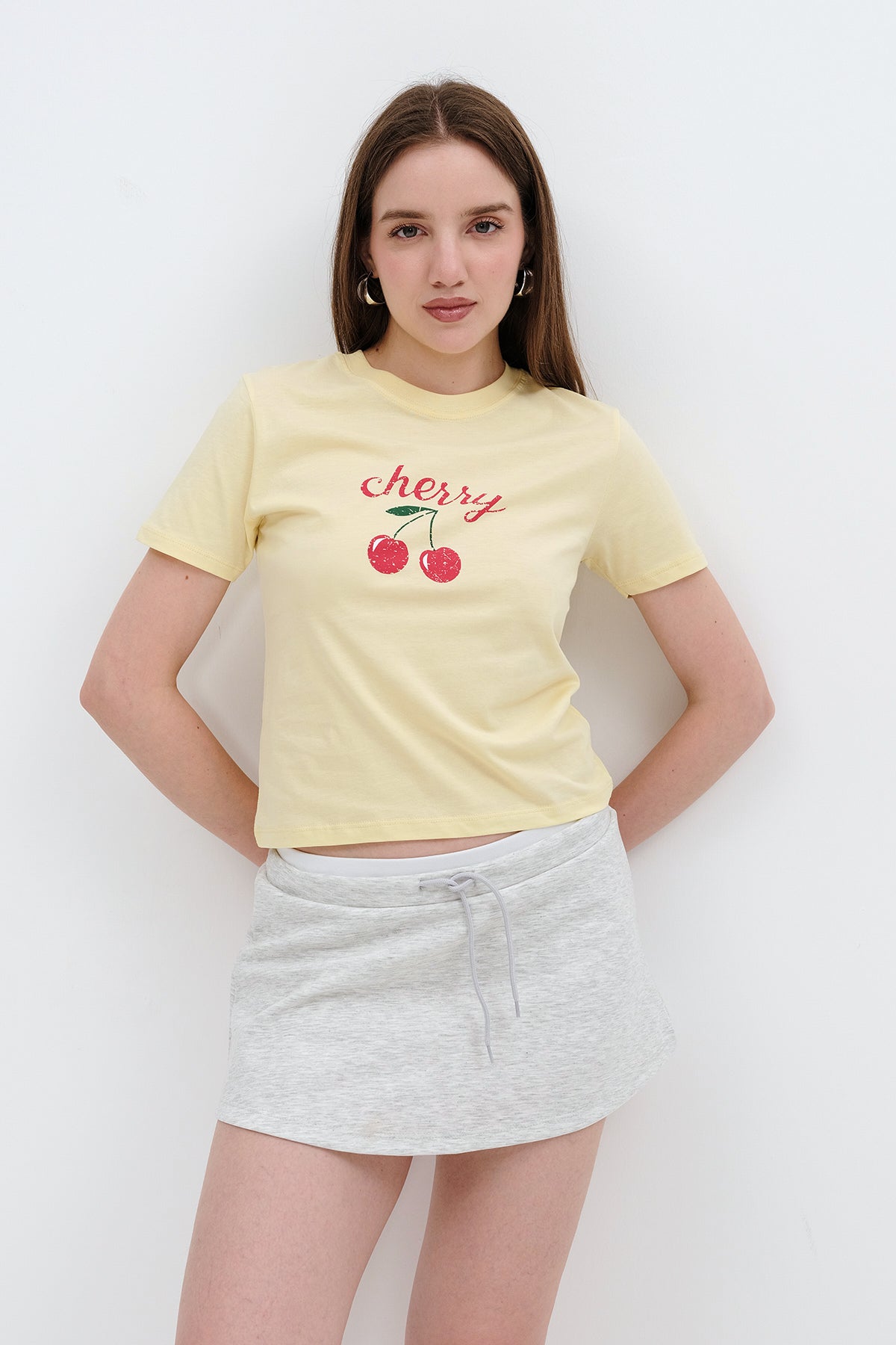 Light-Yellow_Cherry-Printed-T-Shirt-addax