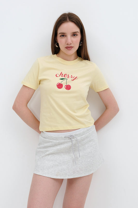 Light-Yellow_Cherry-Printed-T-Shirt-addax