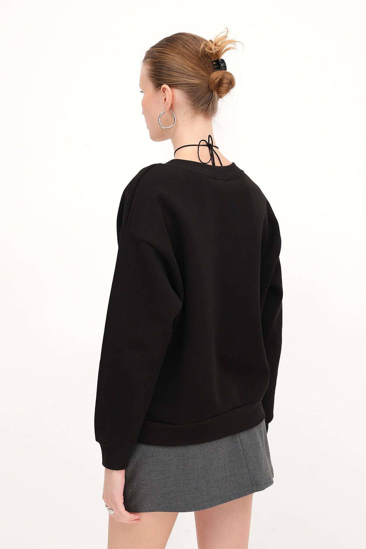 Black_V-Neck-Fleece-Lined-Sweatshirt-addax