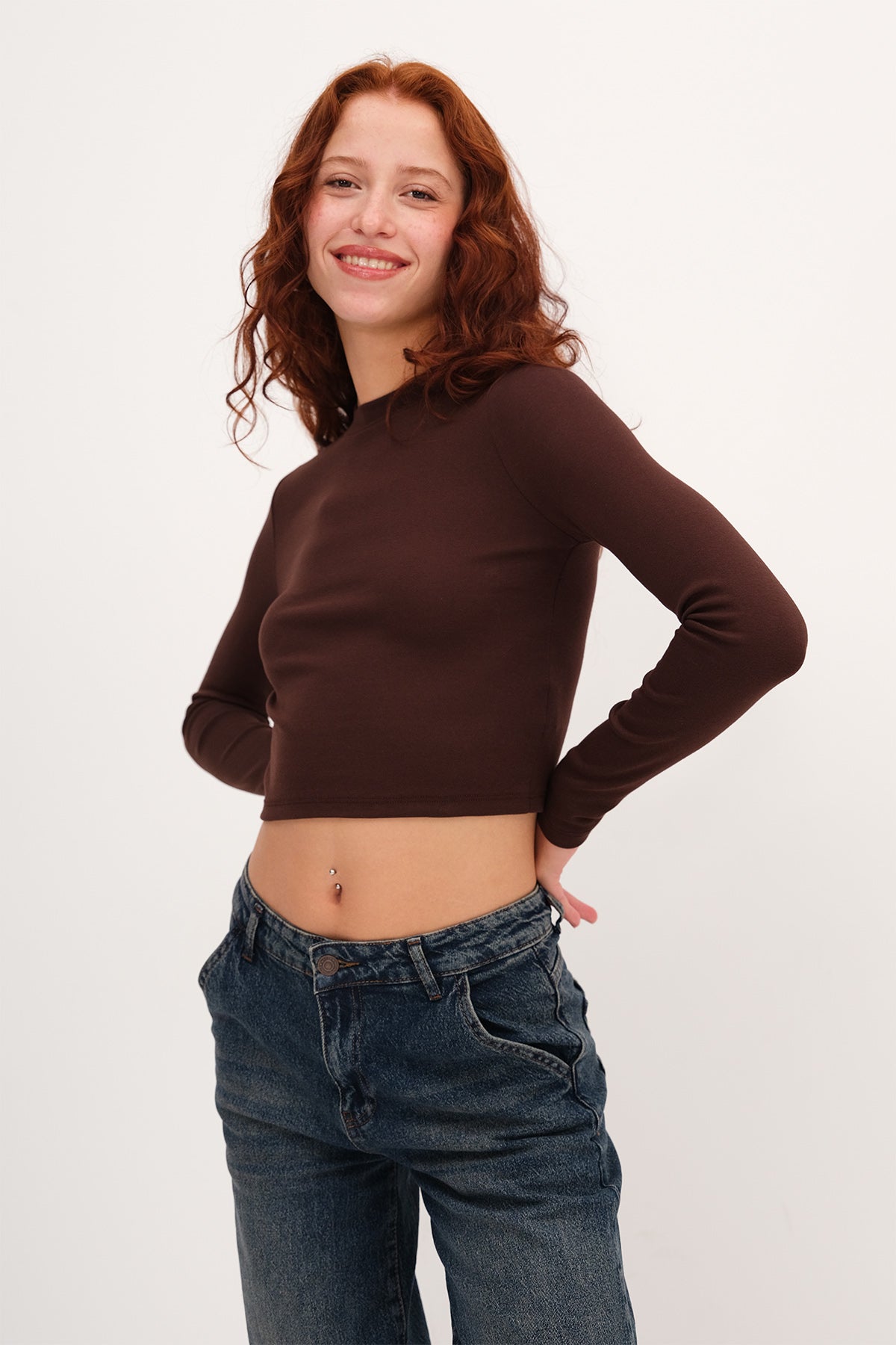 Bitter-Coffee_Long-Sleeve-Basic-Blouse-addax