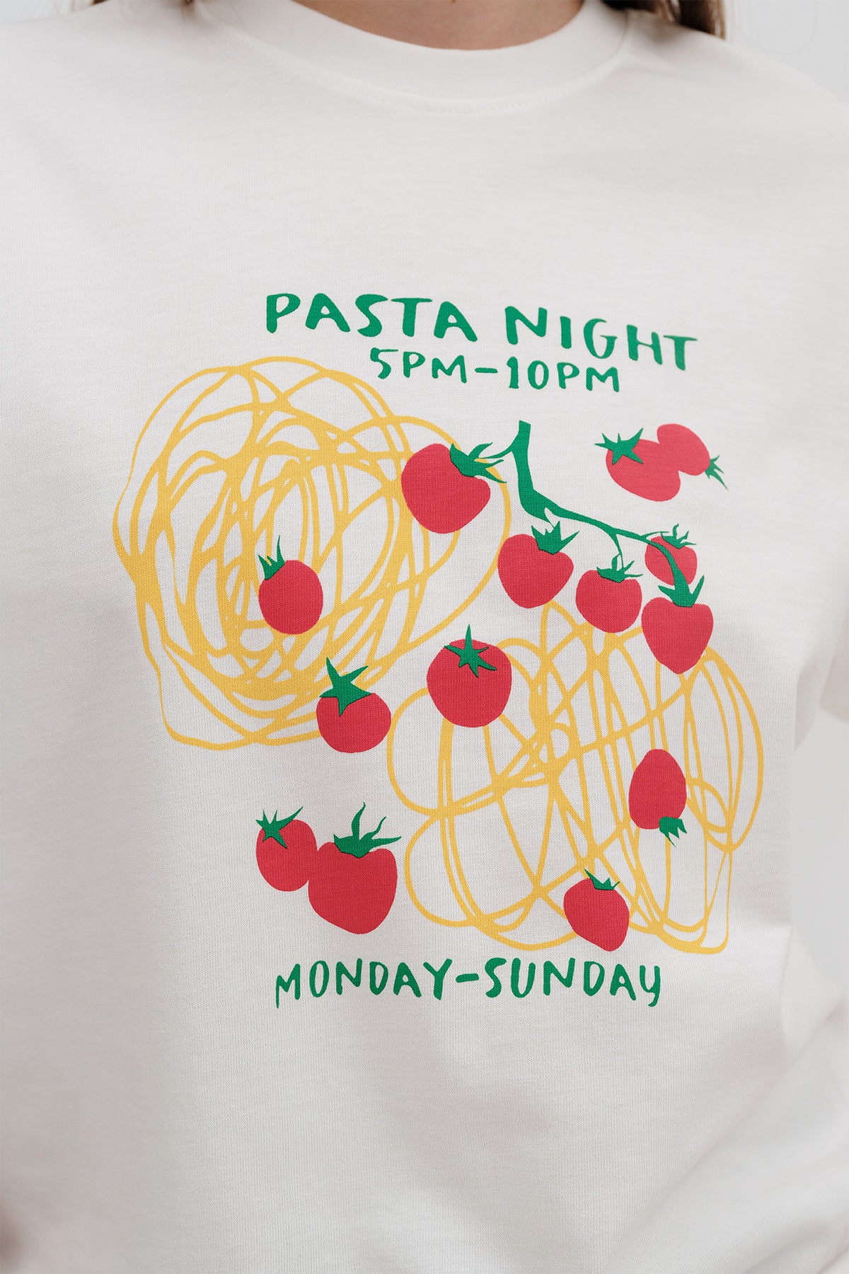 Ecru_Round-Neck-Printed-T-Shirt-addax