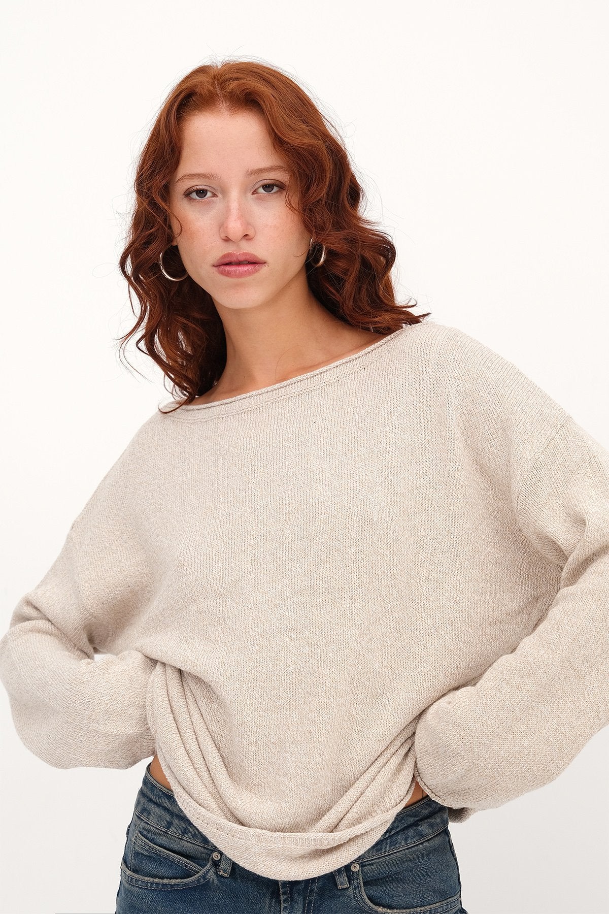 Beige_Boat-Neck-Knit-Sweater-addax