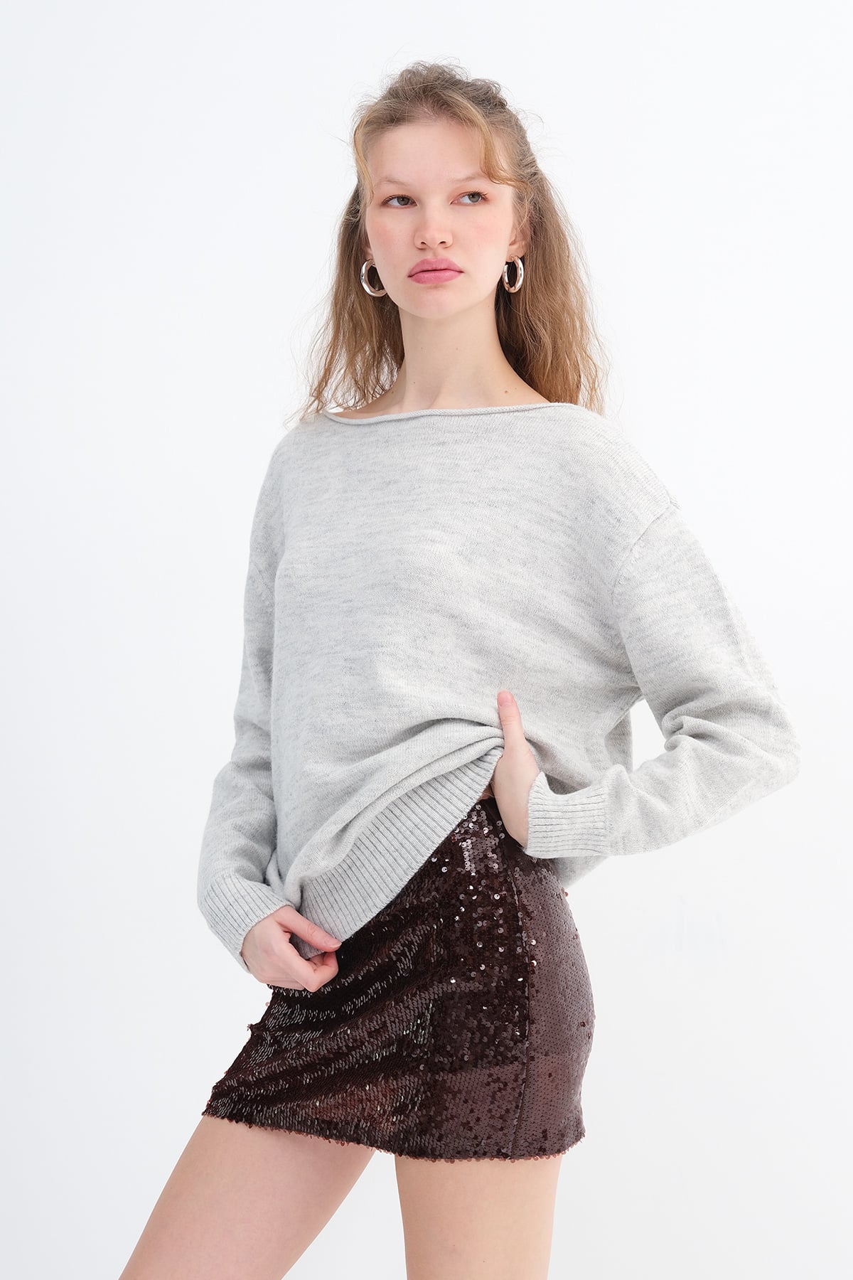 Snow-Melange_Boat-Neck-Knit-Sweater-addax