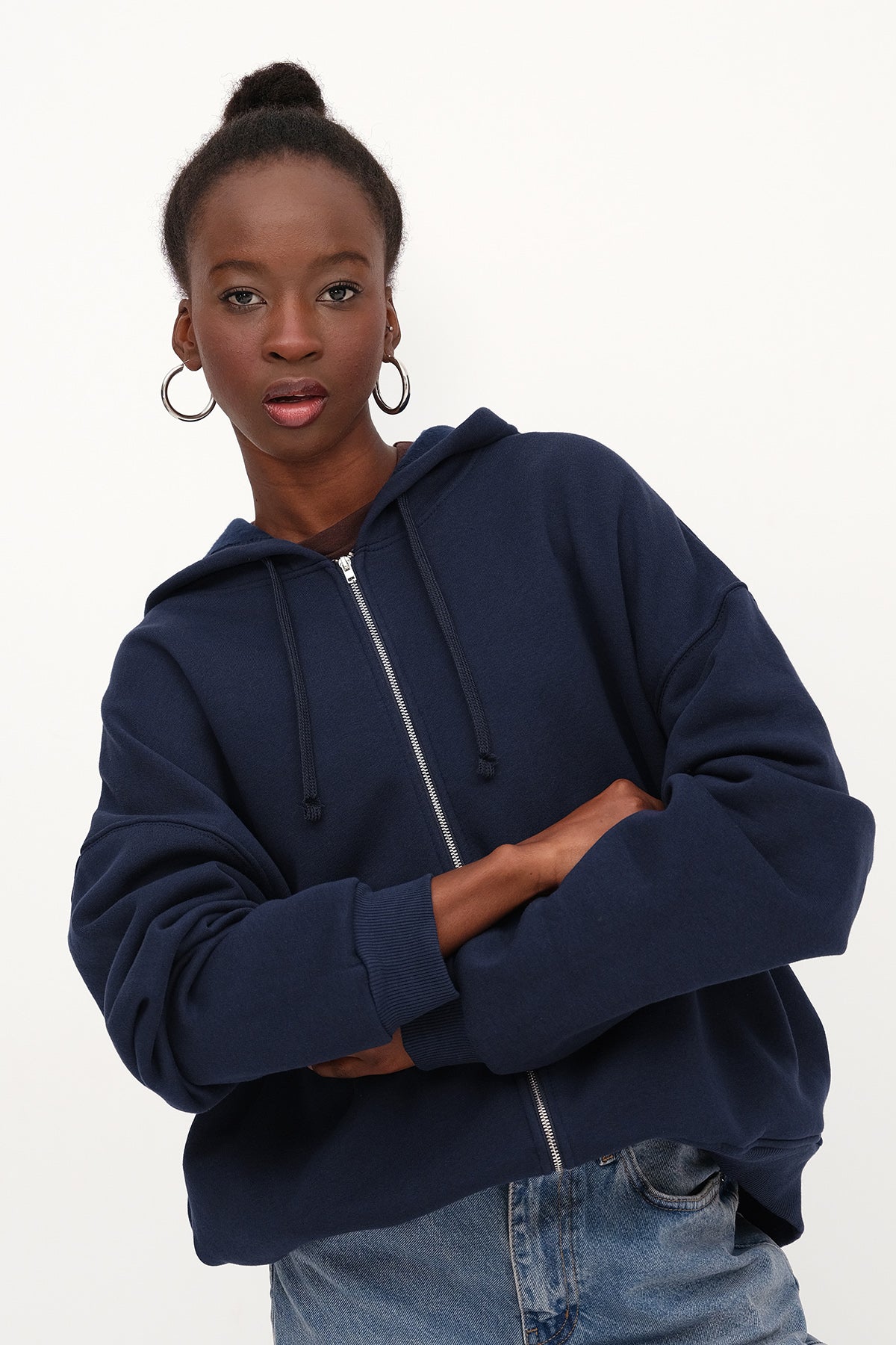 Night-Blue_Zip-up-Brushed-Sweatshirt-addax
