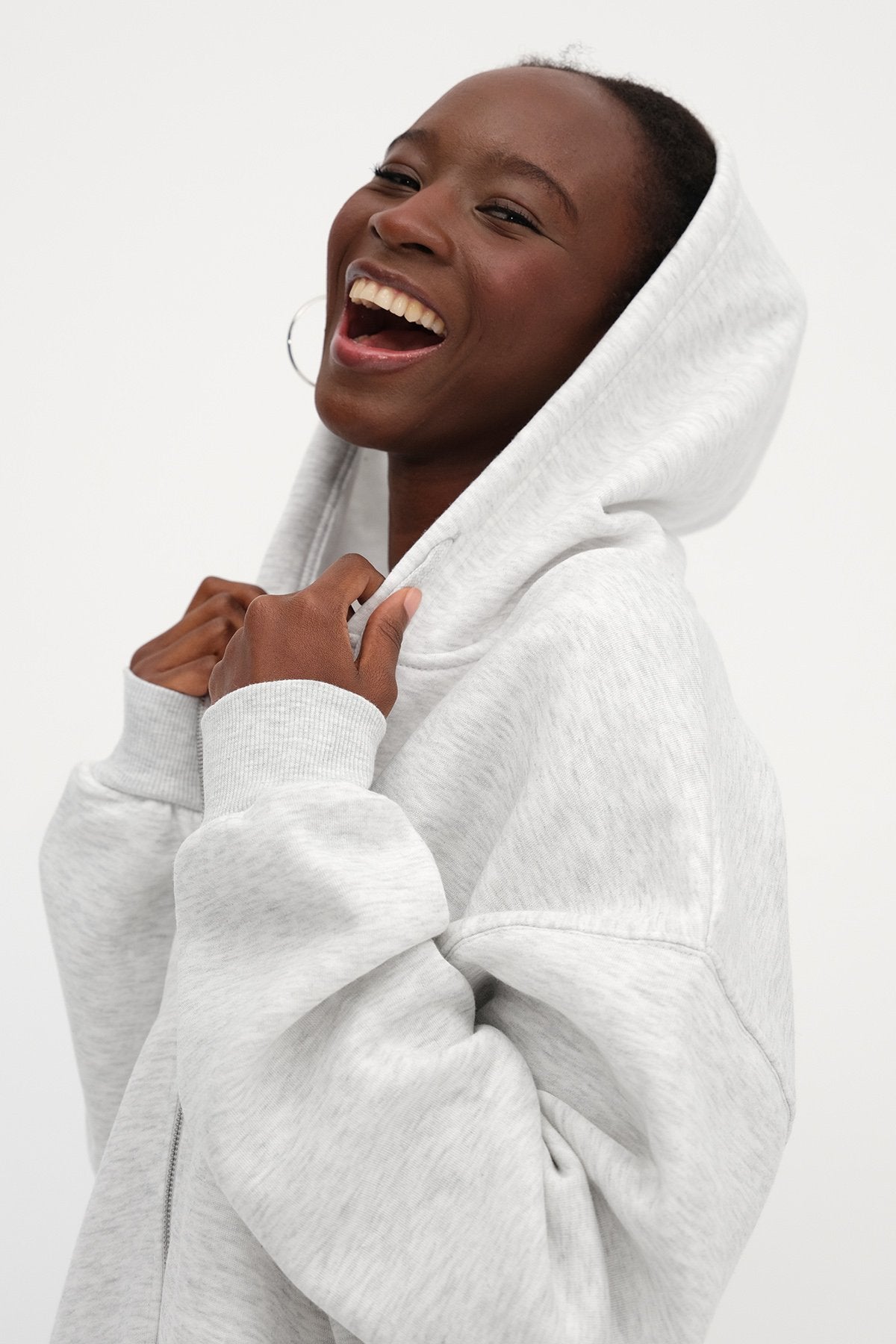 Grey-Melange_Zip-up-Brushed-Sweatshirt-addax