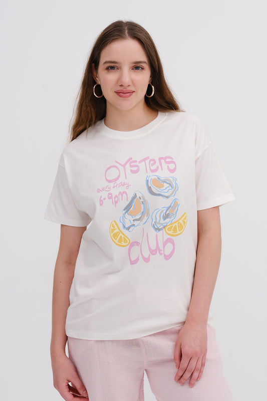 Ecru_Oysters-Club-Printed-T-shirt-addax