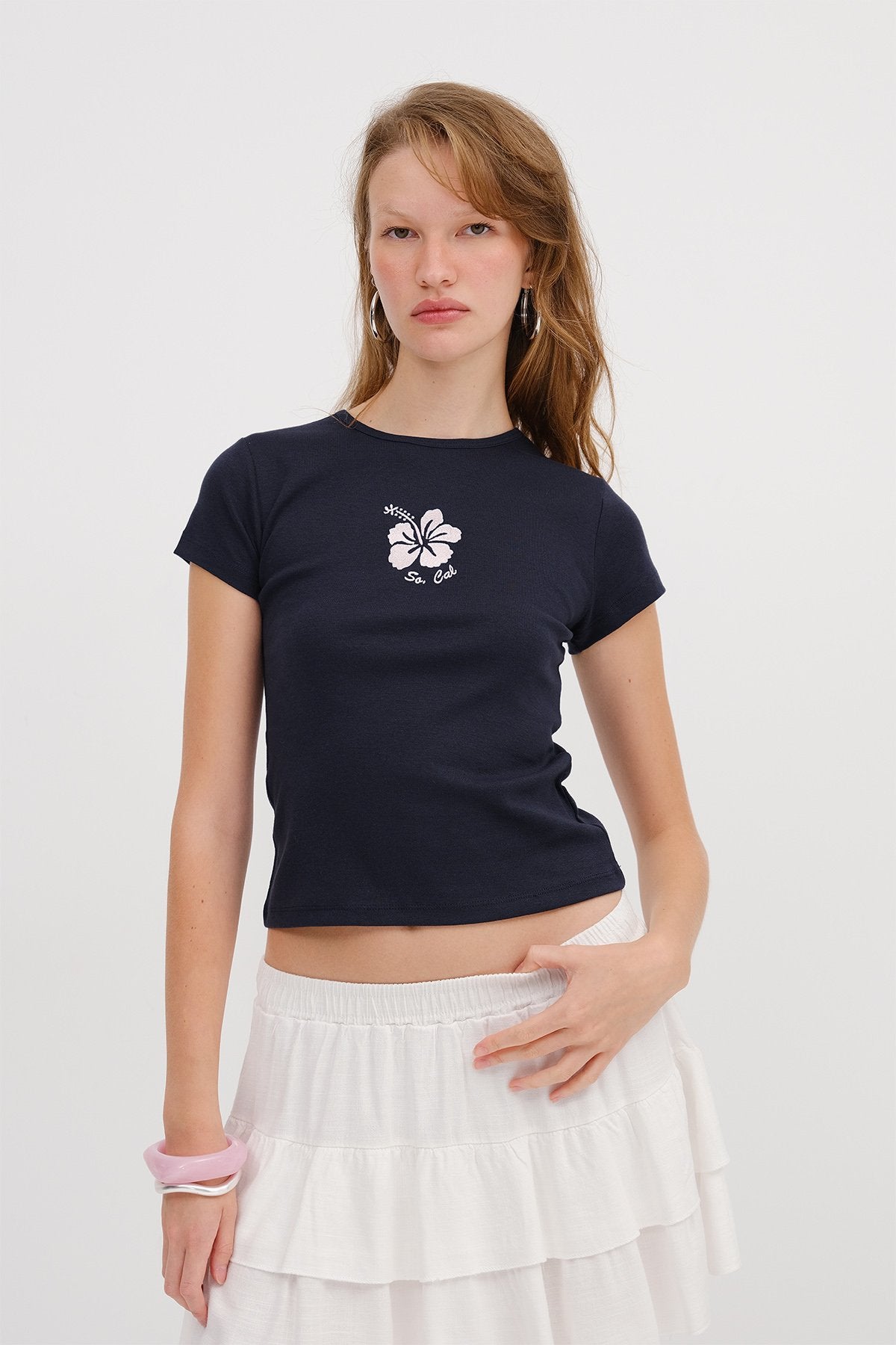 Night-Blue_Embroidered-T-Shirt-addax