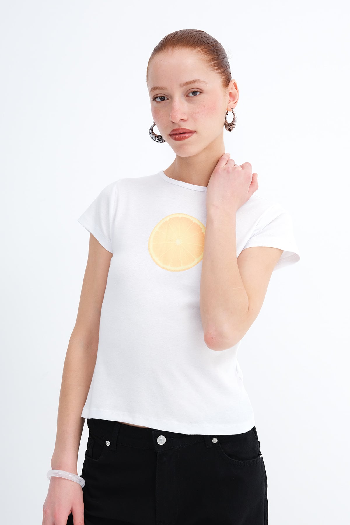 White_Crew-Neck-Printed-T-shirt-addax