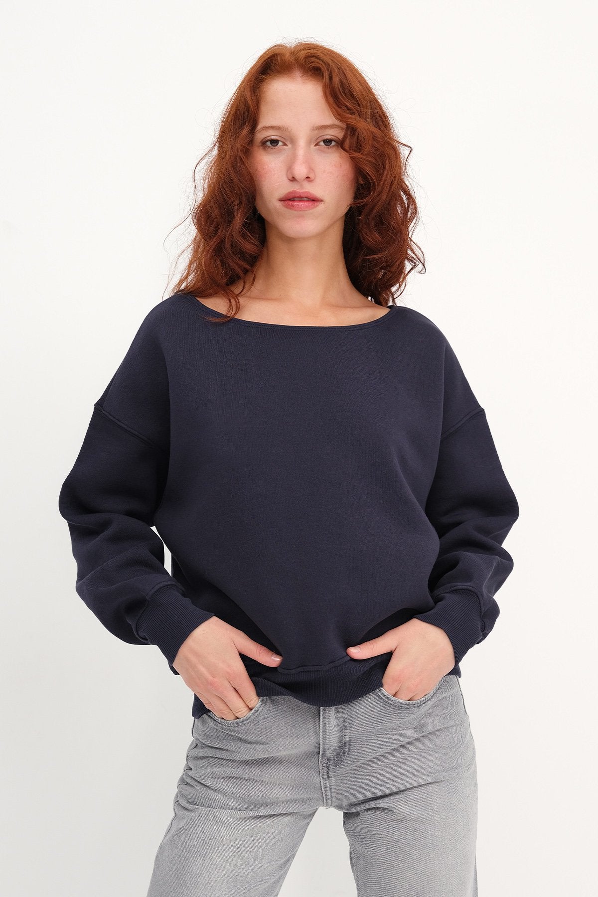 Night-Blue_Boat-Neck-Fleece-Lined-Sweatshirt-addax
