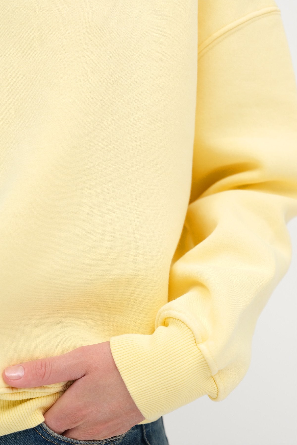 Light-Yellow_Boat-Neck-Fleece-Lined-Sweatshirt-addax