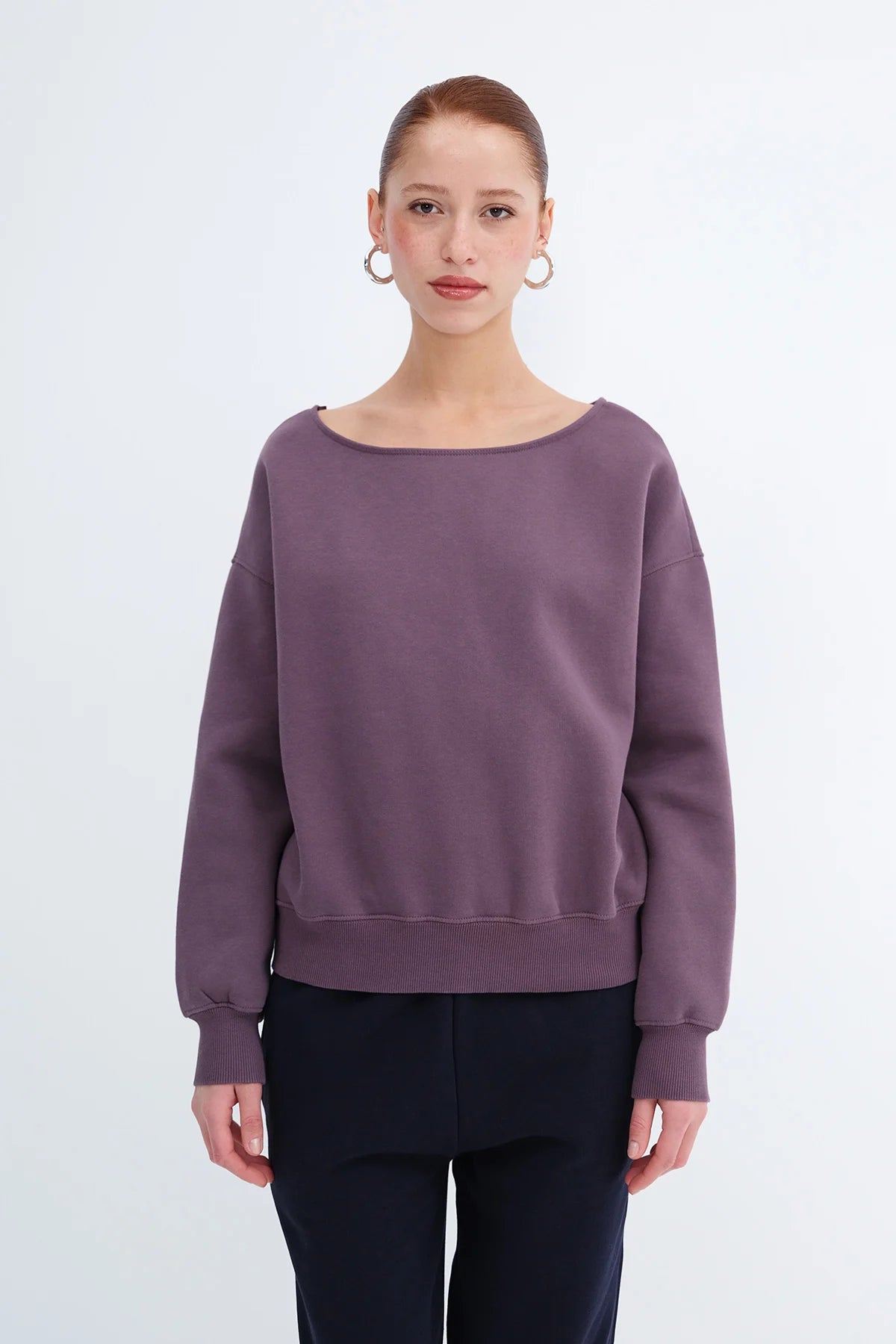 Grape_Boat-Neck-Fleece-Lined-Sweatshirt-addax