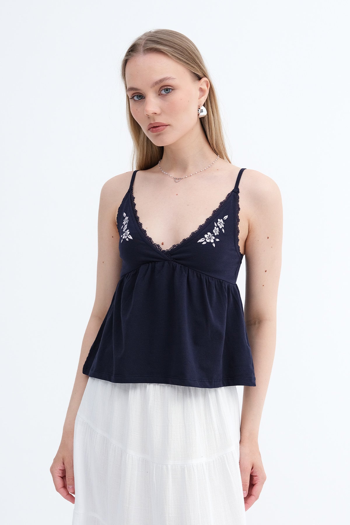 Dark-Night-Blue_Embroidered-Cami-Blouse-addax