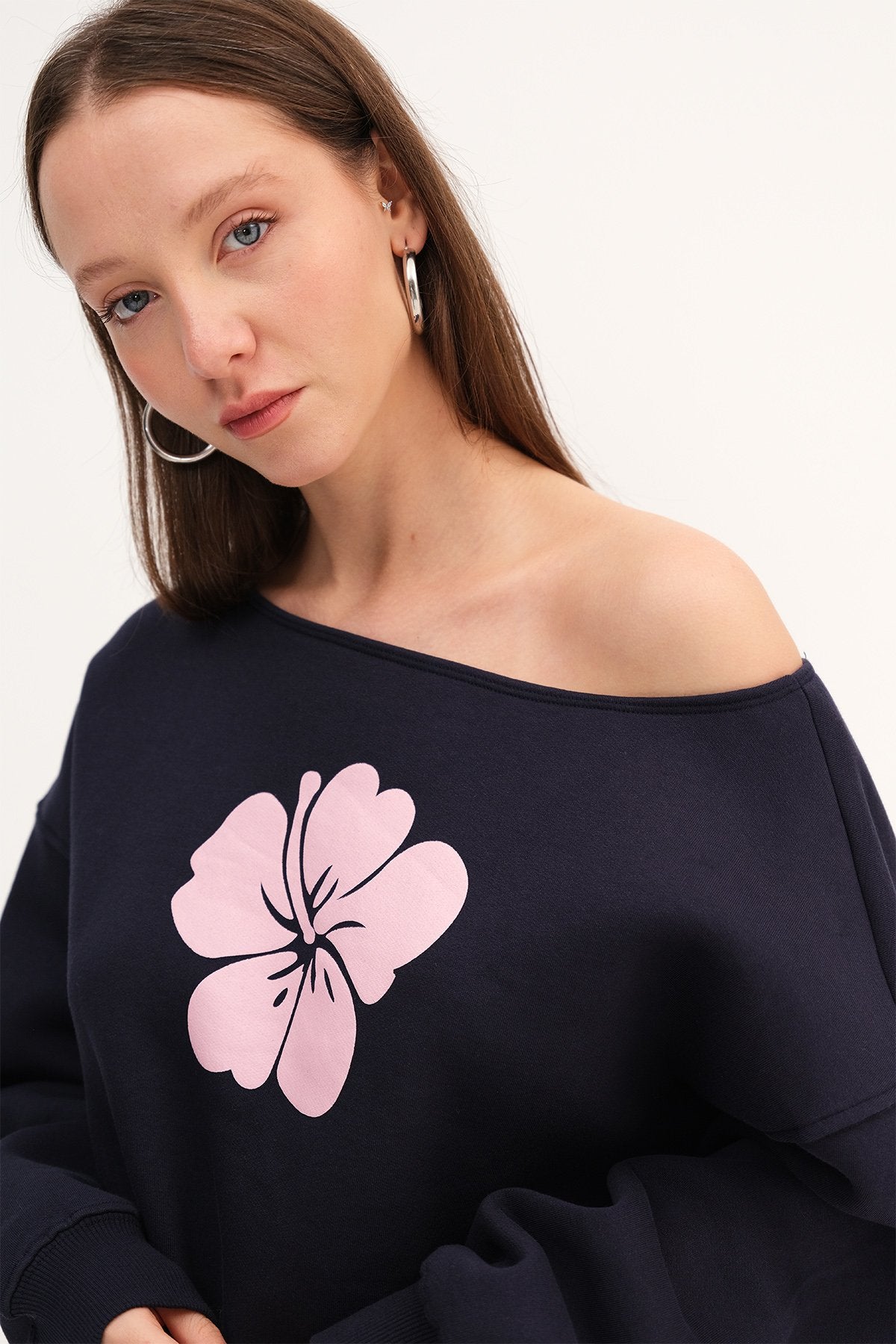 Night-Blue_Floral-Printed-Fleece-Lined-Sweatshirt-addax