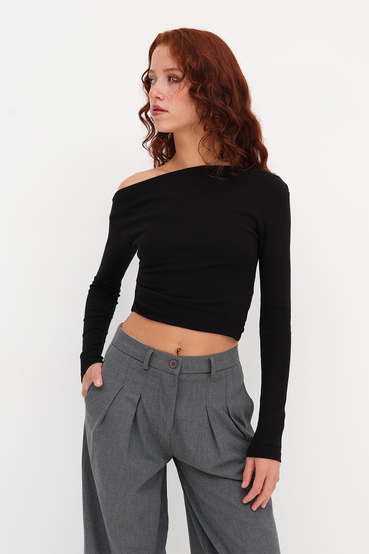 Black_Boat-Neck-Modal-Blouse-addax