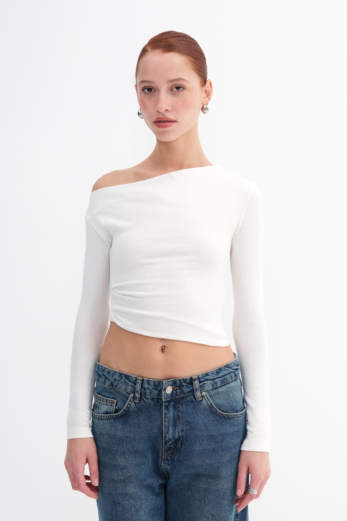 Boat Neck Modal Blouse