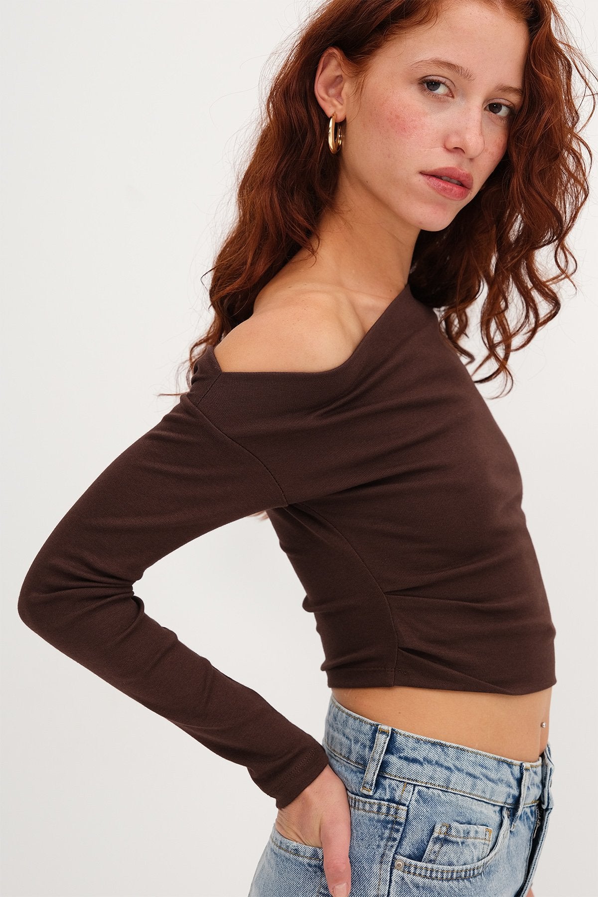 Bitter-Coffee_Boat-Neck-Modal-Blouse-addax