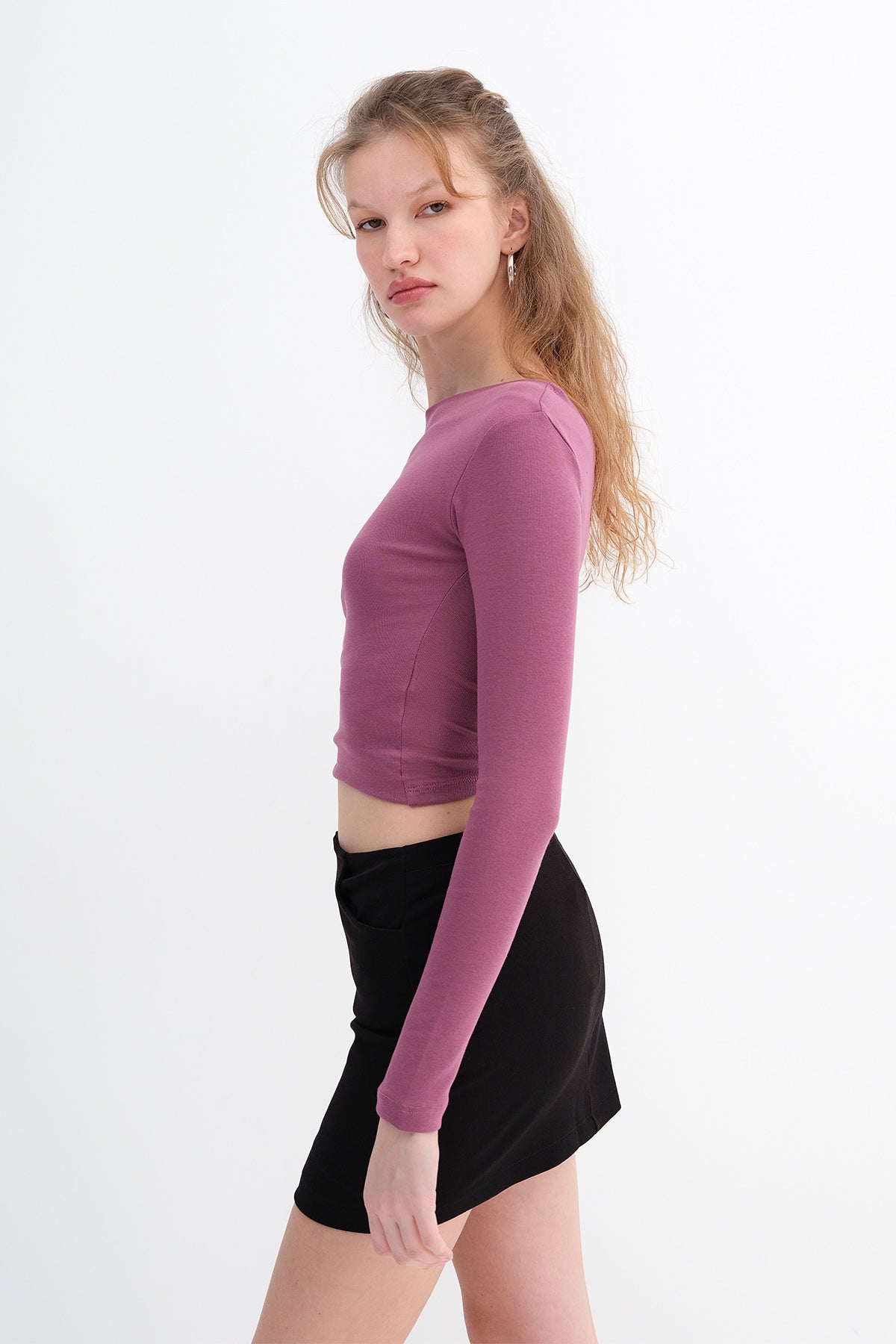 Light-Purple_Boat-Neck-Modal-Blouse-addax