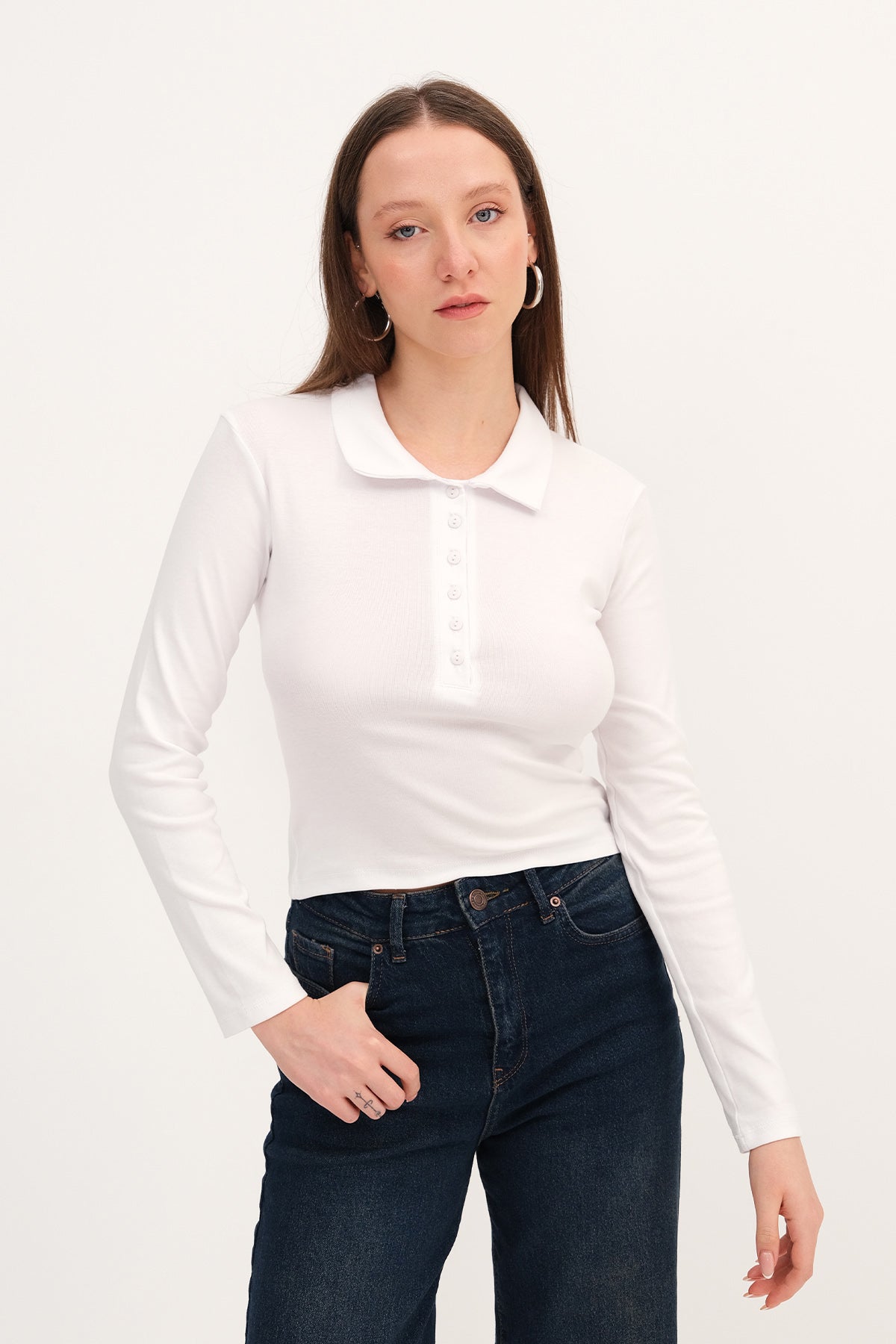 White_Buttoned-Polo-Blouse-addax