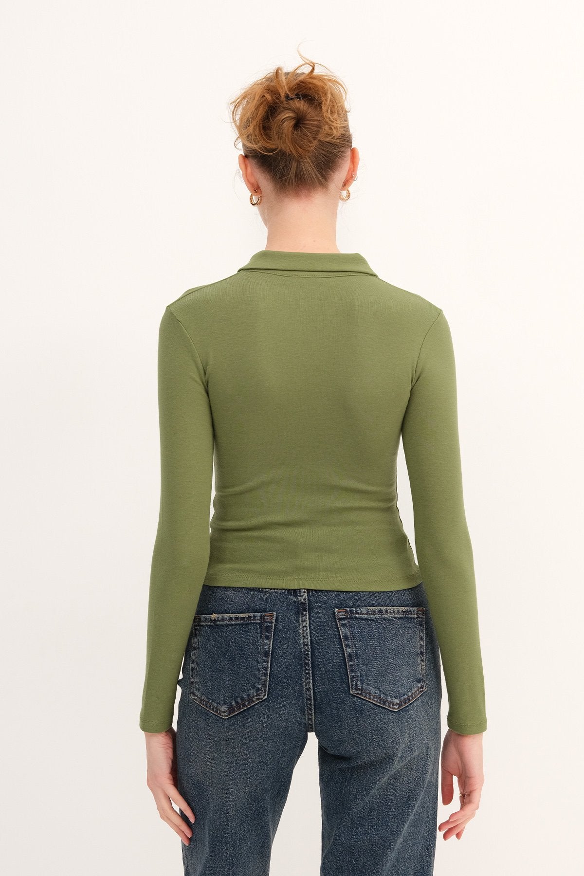 Matcha_Buttoned-Polo-Blouse-addax