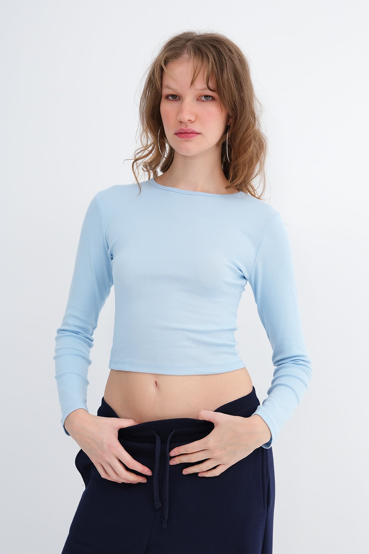 Baby-Blue_Uzun-Kollu-Basic-Bluz-B1845-addax