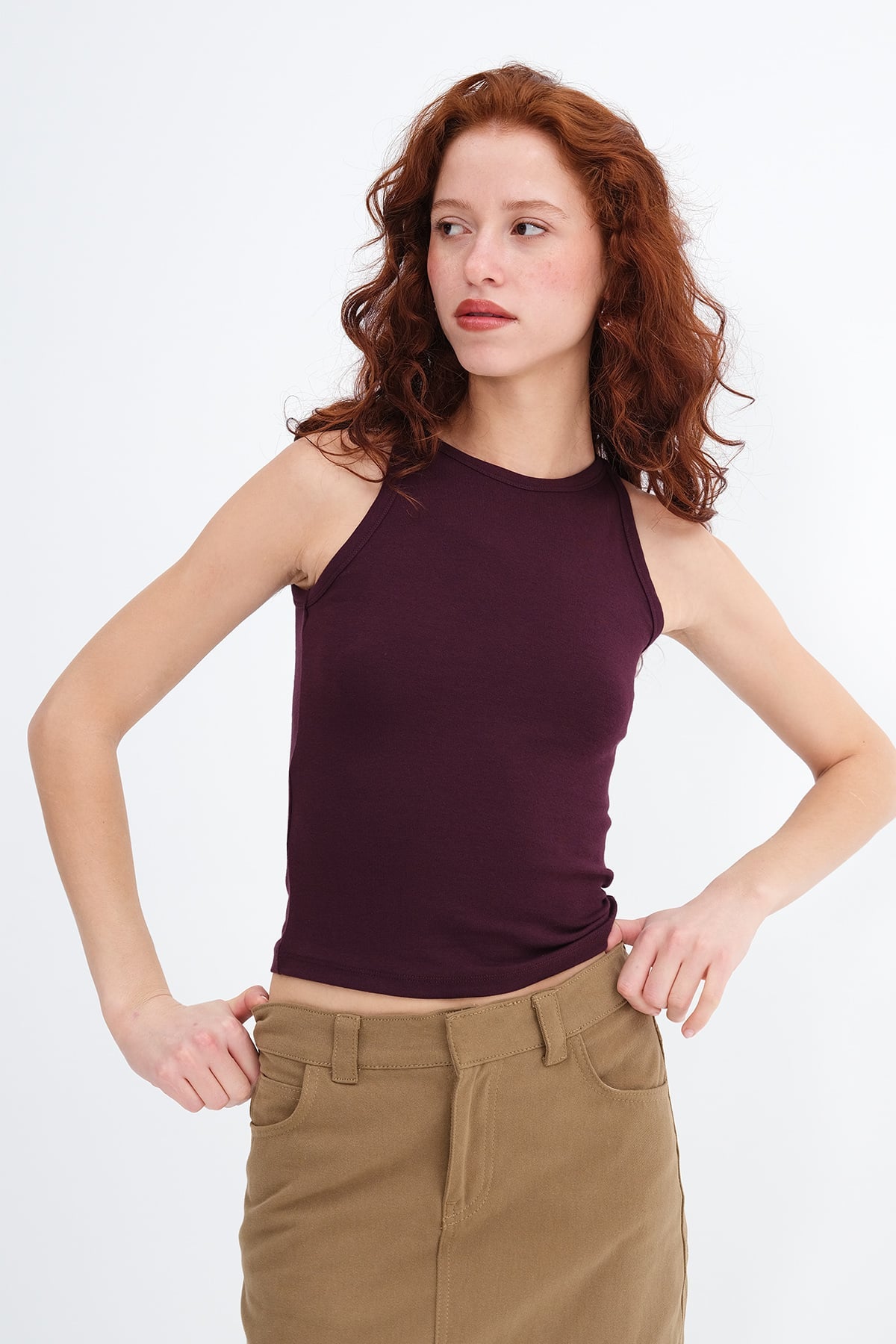 Halter Neck Tank Top