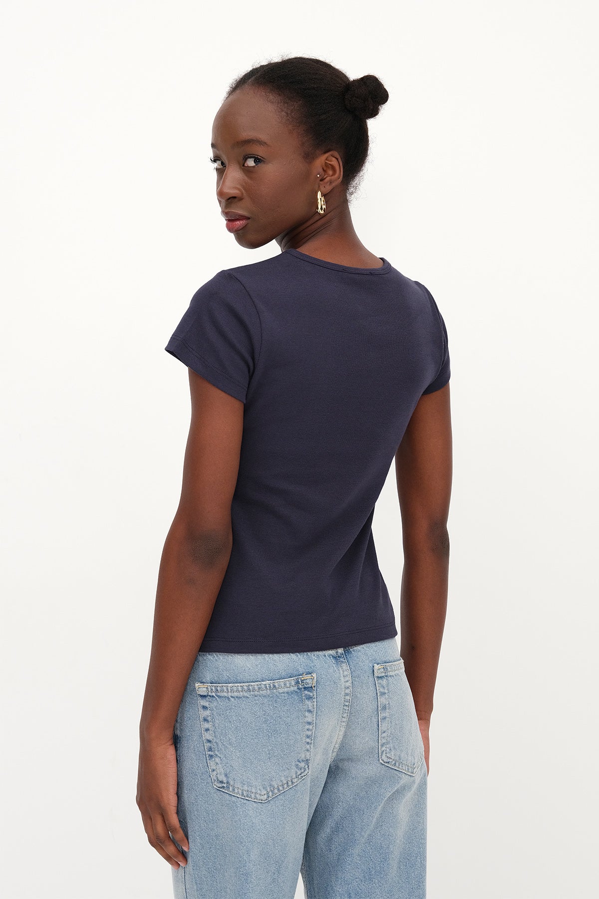 Night-Blue_Floral-Print-T-shirt-addax