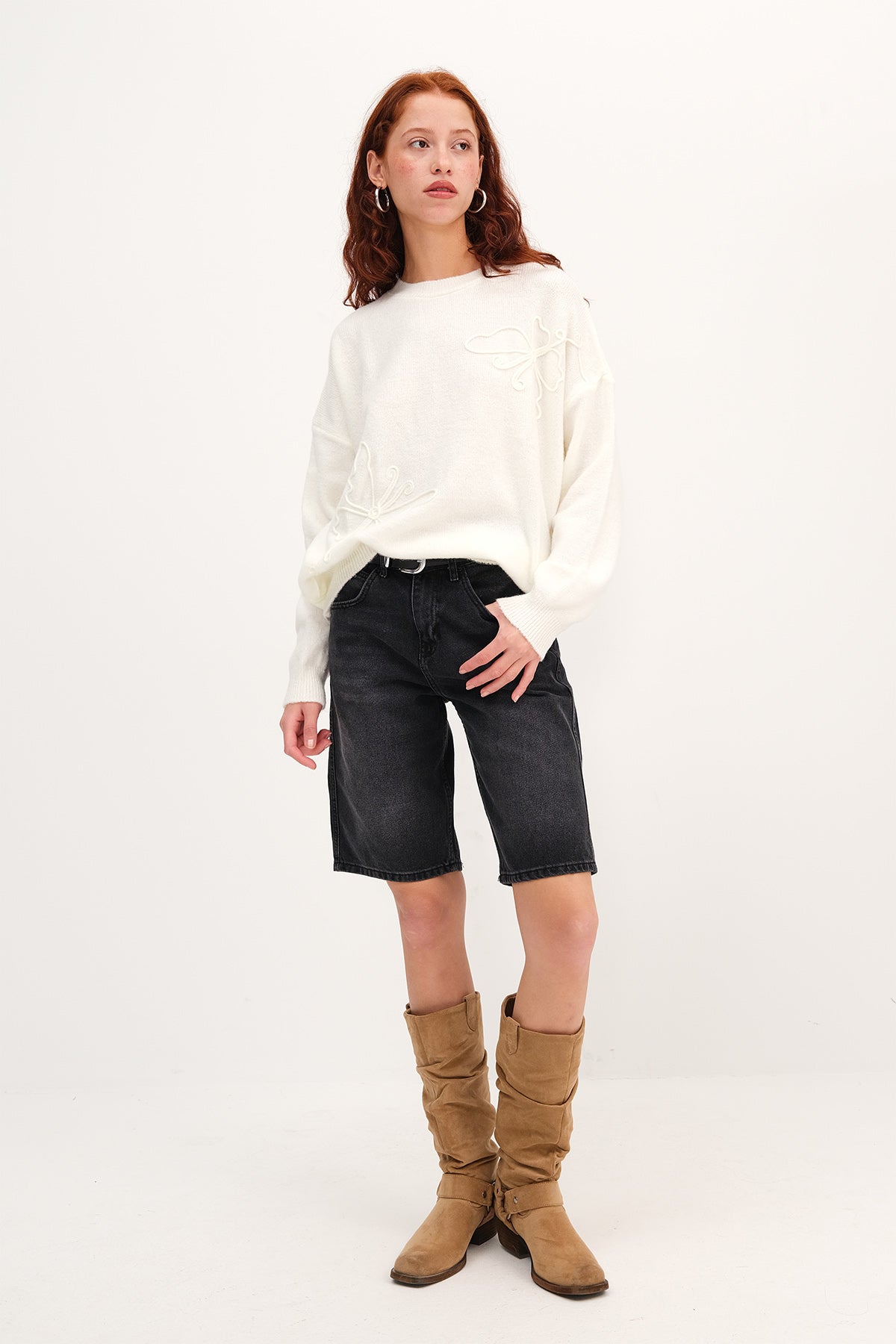 Ecru_Crew-Neck-Knit-Sweater-addax