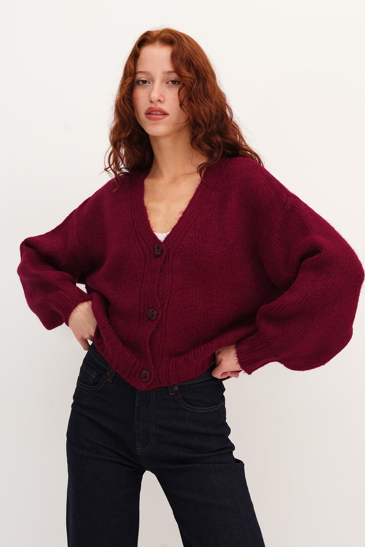 Burgundy_Buttoned-Knit-Cardigan-addax