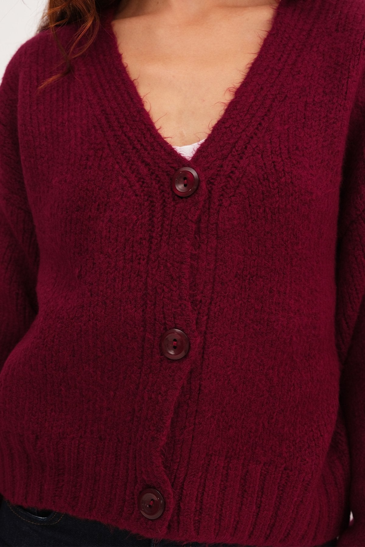 Burgundy_Buttoned-Knit-Cardigan-addax