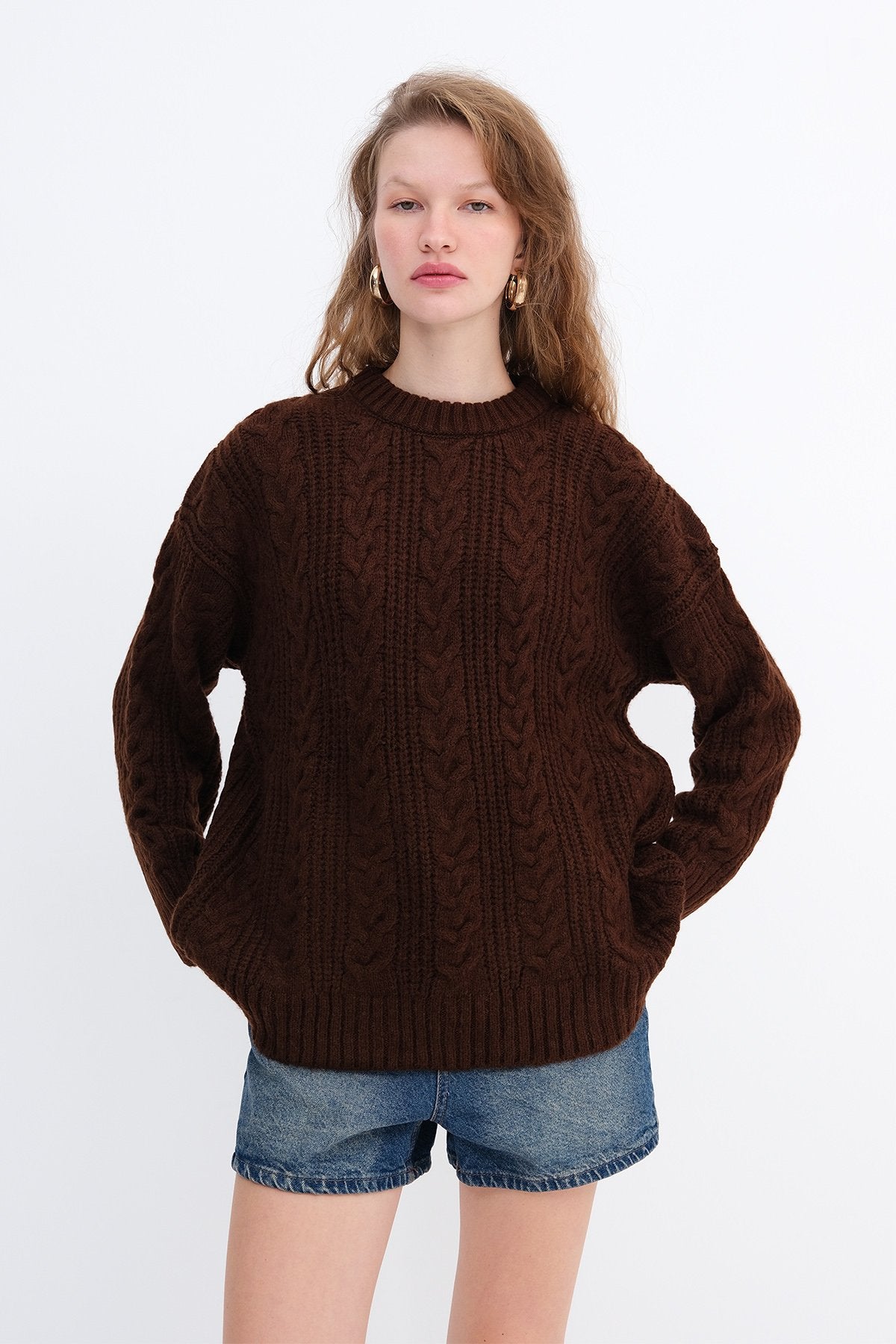 Hair Knitted Sweater