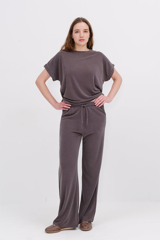 Brown_Crew-Neck-Top-Bottom-Two-Piece-Set-addax