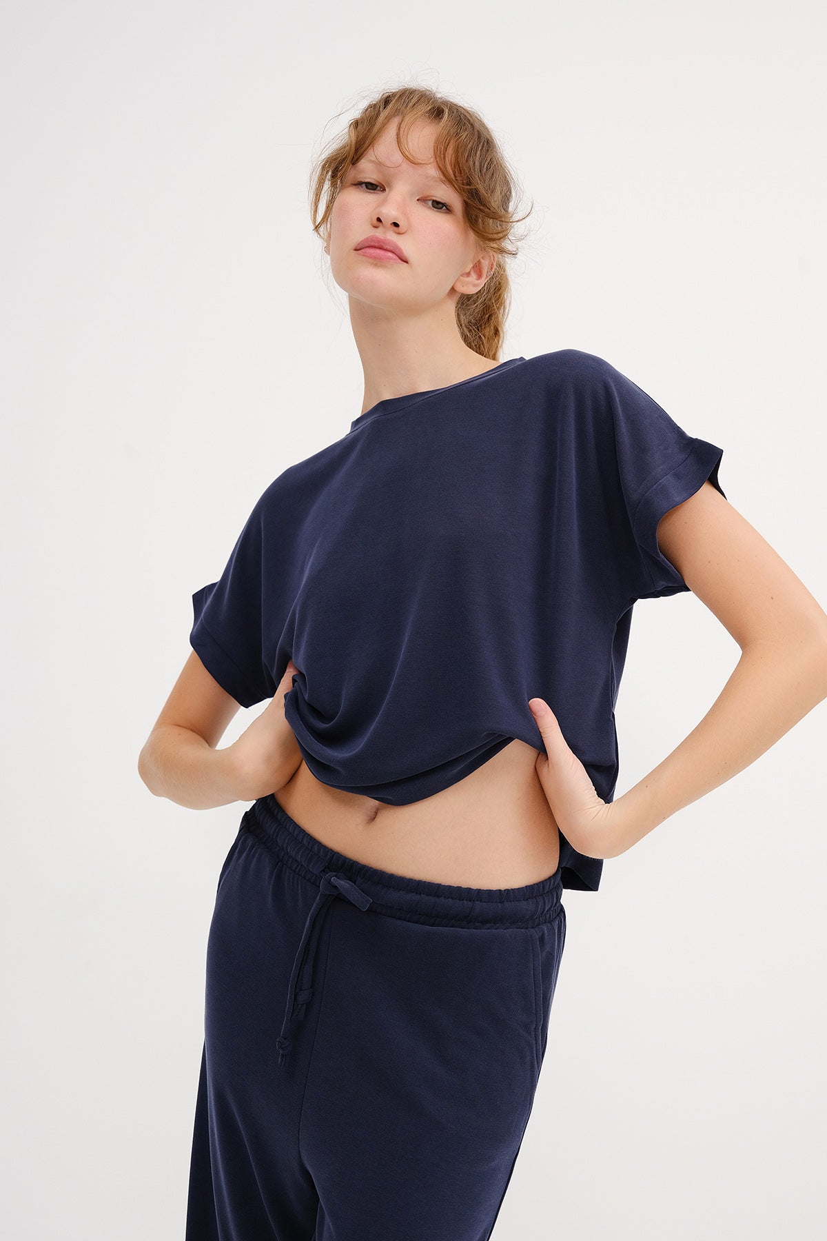 Night-Blue_Crew-Neck-Top-Bottom-Two-Piece-Set-addax