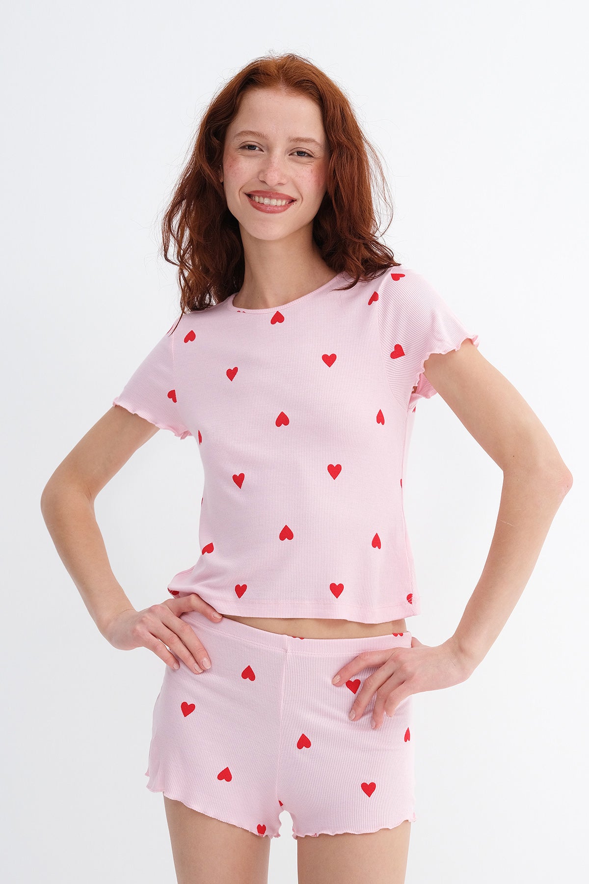 Begonia_Patterned-Pajama-Set-with-Shorts-addax