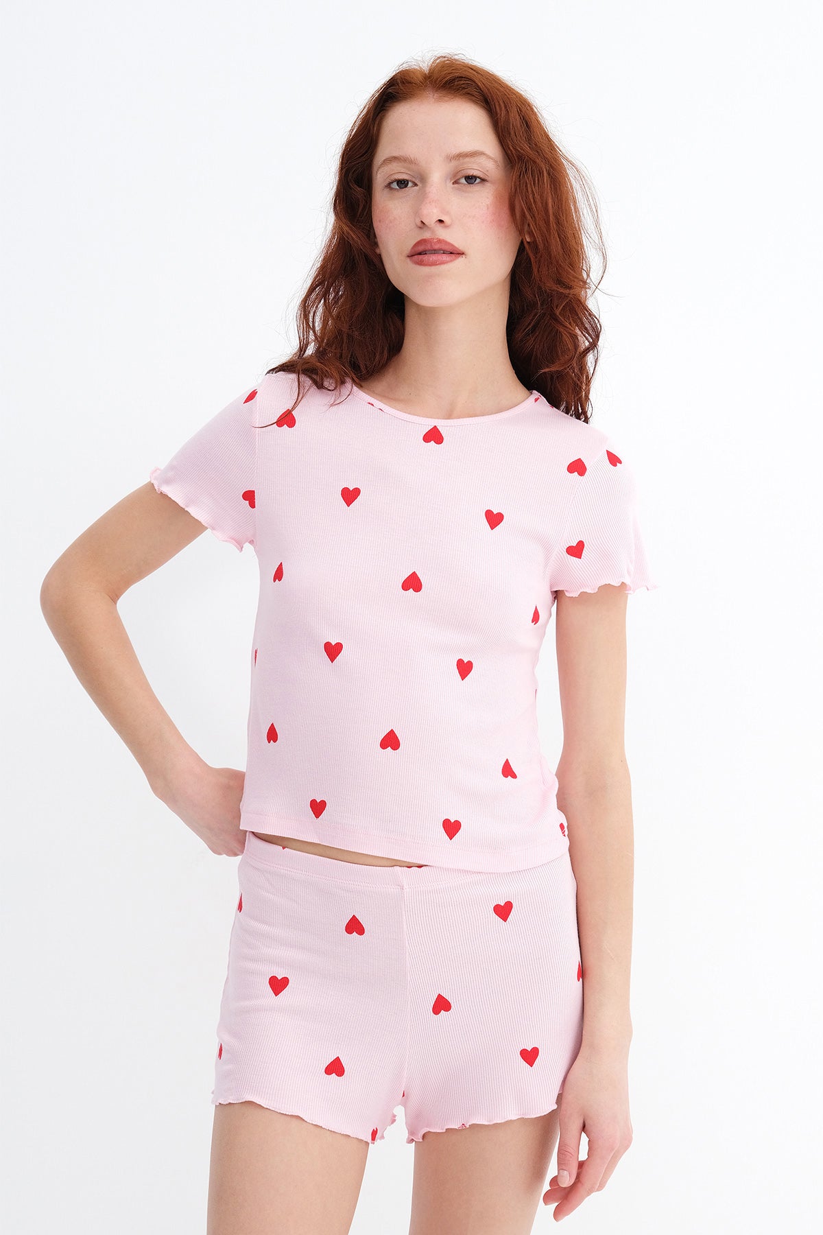 Begonia_Patterned-Pajama-Set-with-Shorts-addax