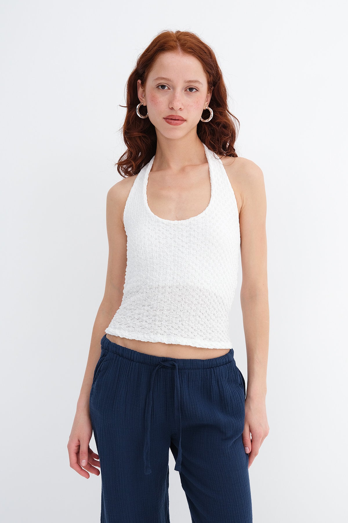 White_Halter-Neck-Textured-Blouse-addax