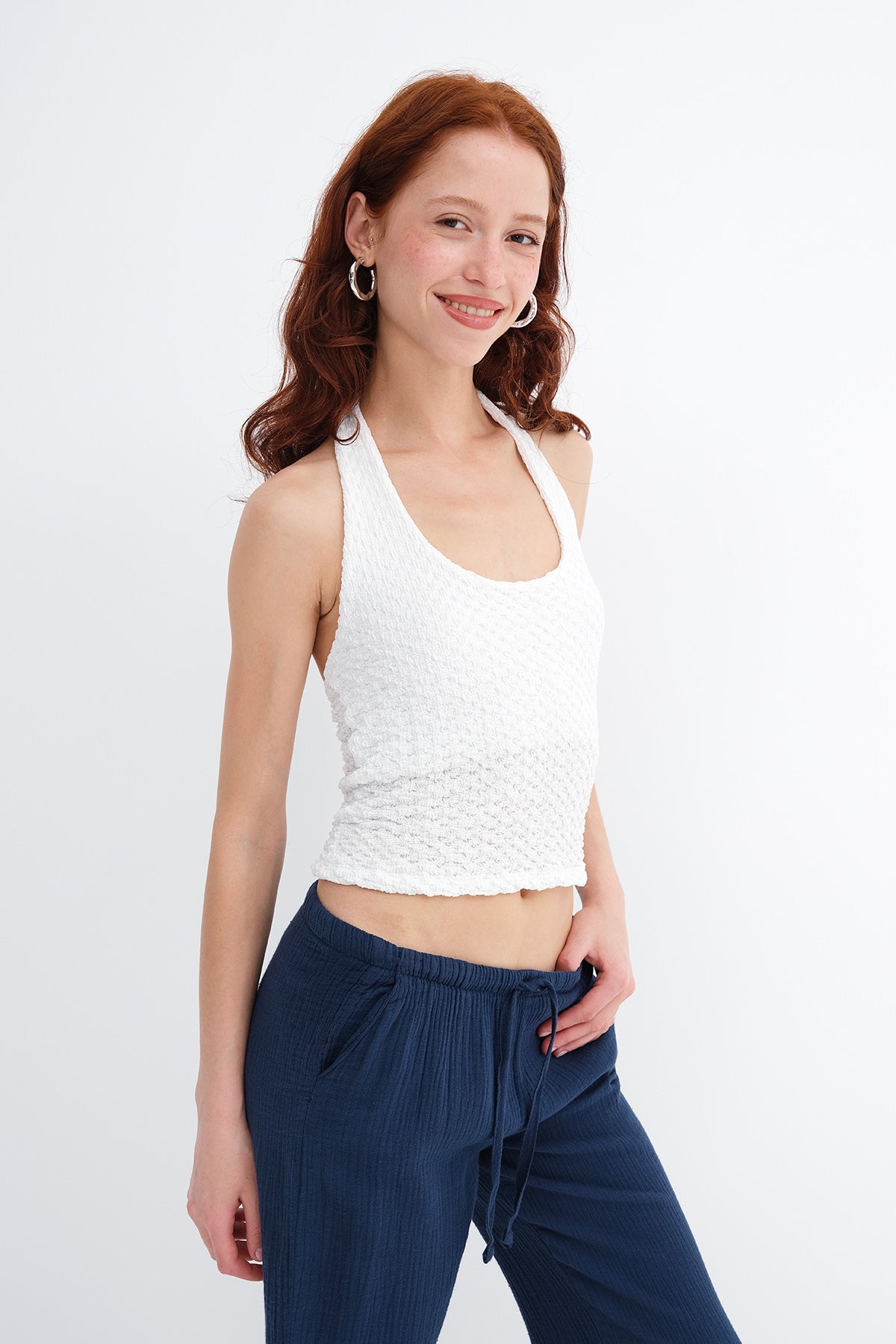 White_Halter-Neck-Textured-Blouse-addax