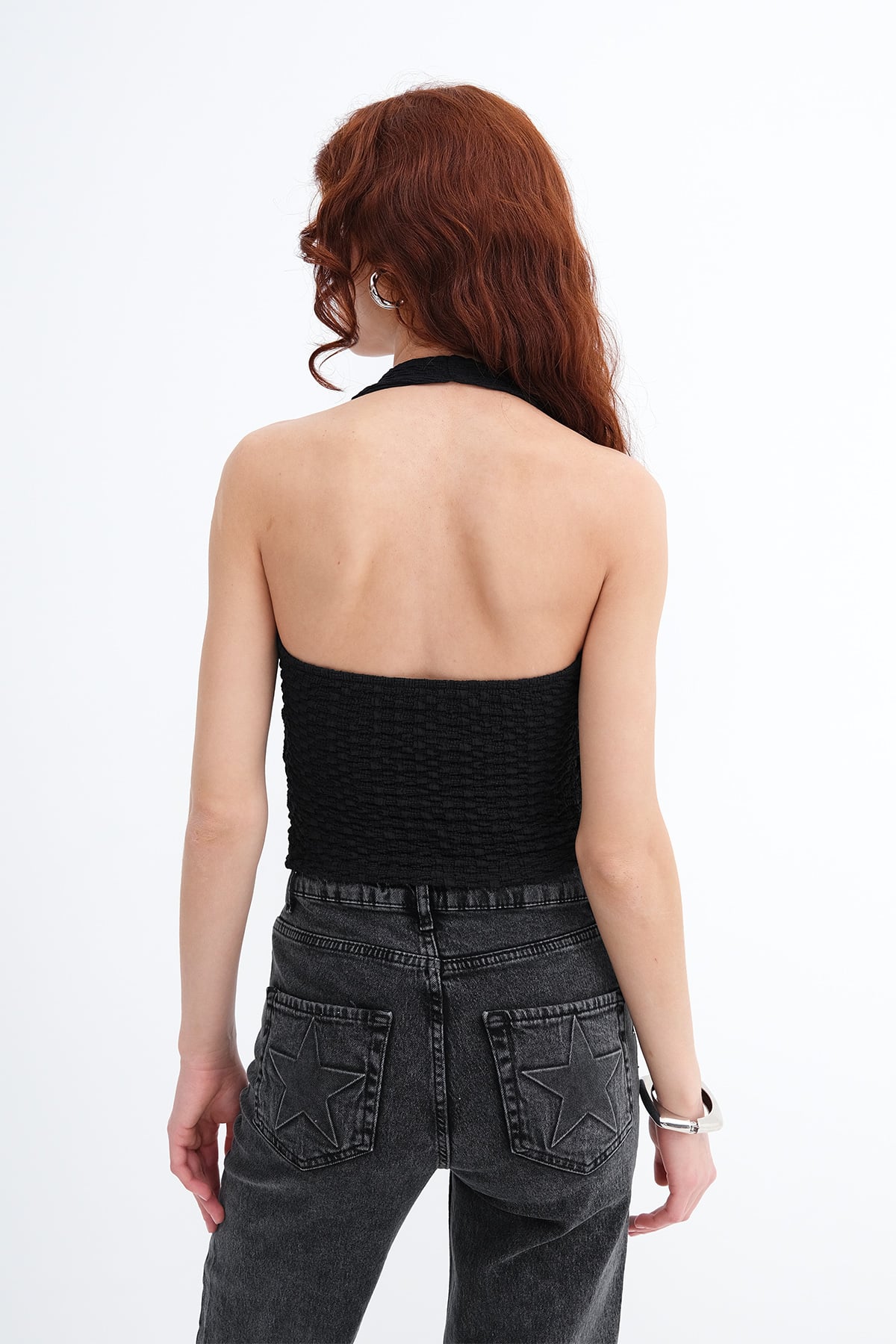 Black_Halter-Neck-Textured-Blouse-addax