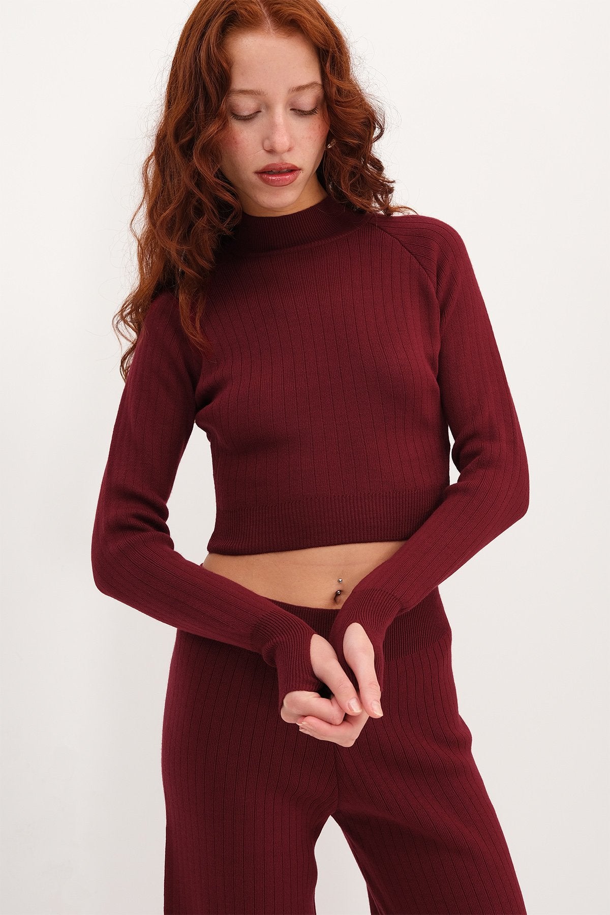 Burgundy_Knit-Two-Piece-Set-addax
