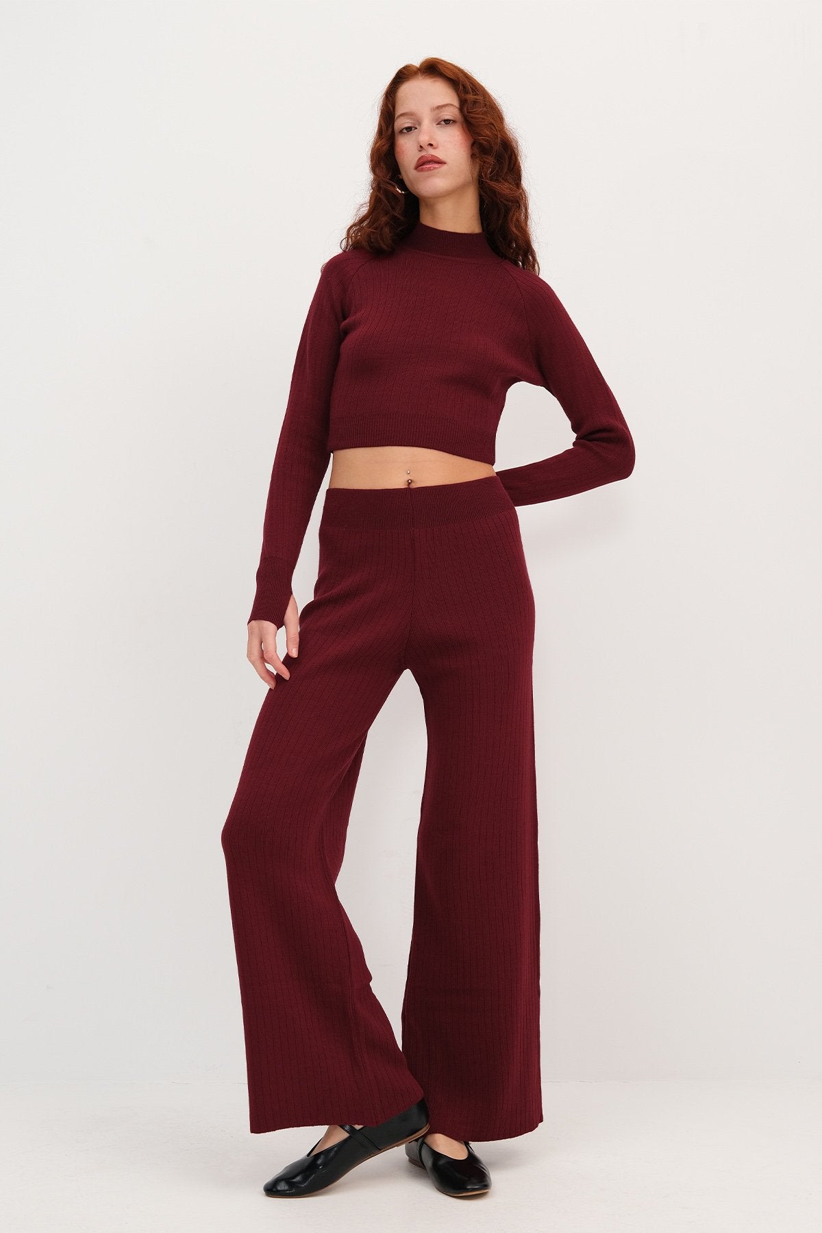 Burgundy_Knit-Two-Piece-Set-addax